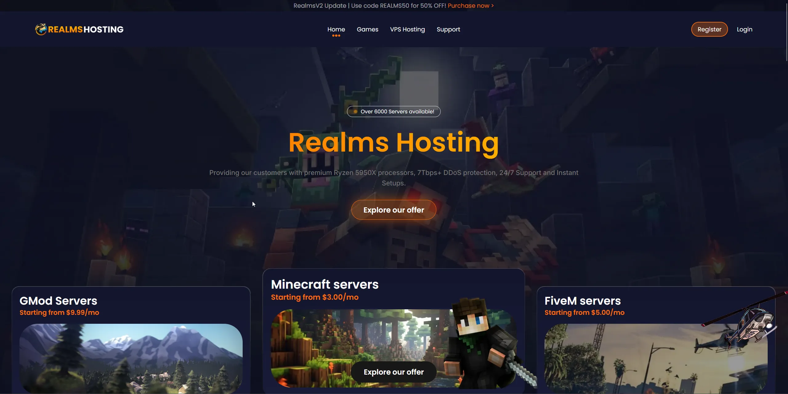 Realms Hosting